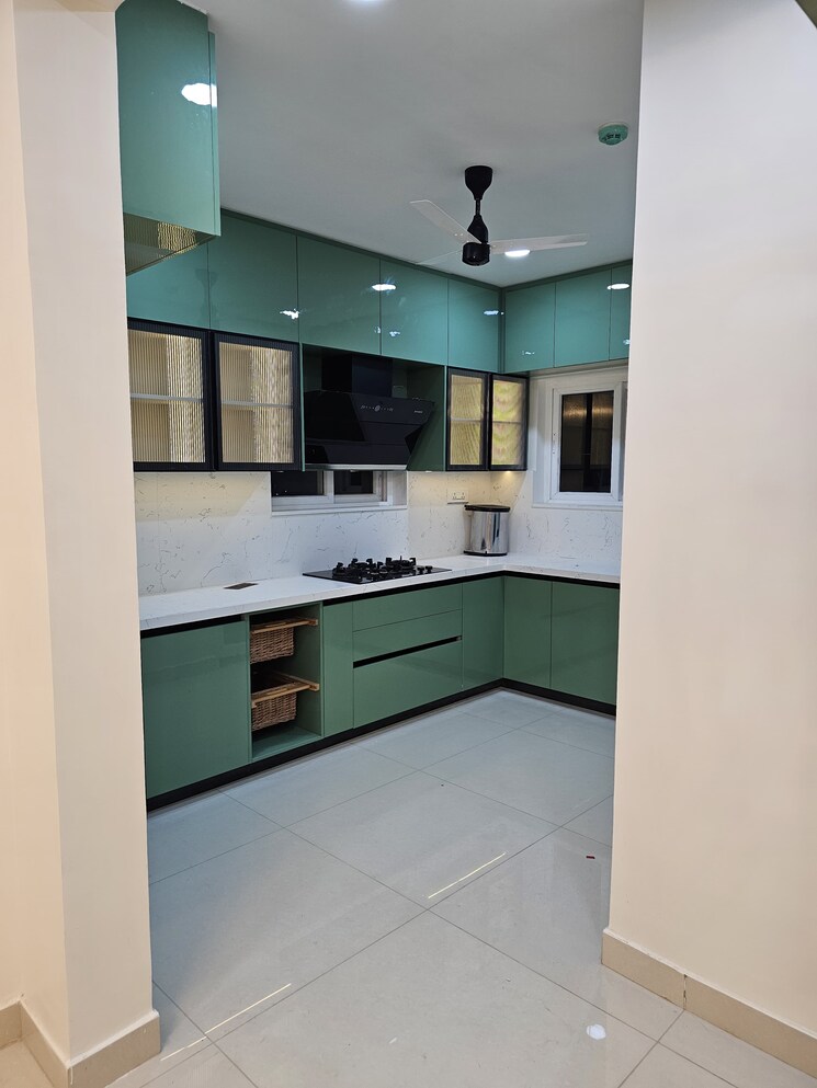 Kitchen, asbl-spire 3 Bedroom 1905 Sq.Ft. Apartment In Kokapet Hyderabad 9050359