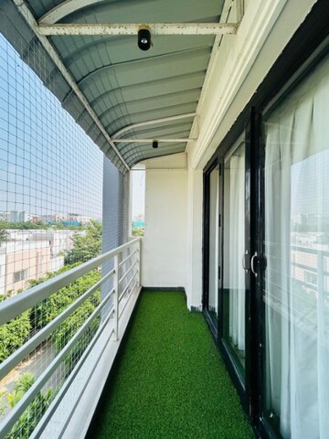 Balcony in 3 BHK Builder Floor at Bollineni Homes Villas, Madhapur – for Sale