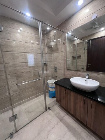 Bathroom in 2 BHK Apartment at Freedom Fighters Enclave – for Rent