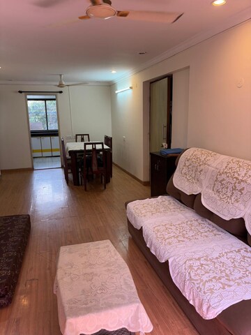 Living Room in 3 BHK Apartment at Juhu Abhishek Chs Ltd, Andheri West – for Rent