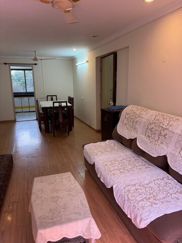 Living Room in 3 BHK Apartment at Juhu Abhishek Chs Ltd, Andheri West – for Rent