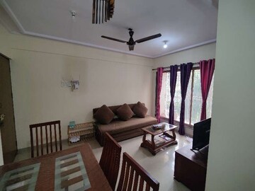 Living Room in 1 BHK Apartment at Bhoomi Hills, Kandivali East – for Rent