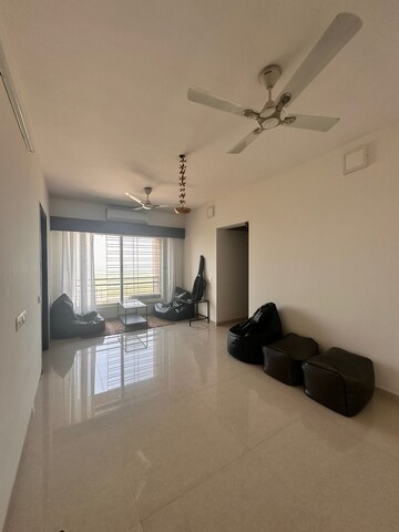 Living Room in 3 BHK Apartment at Gurukrupa Marina Enclave, Malad West – for Rent
