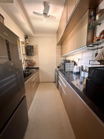Kitchen in 3 BHK Apartment at Gurukrupa Marina Enclave, Malad West – for Rent
