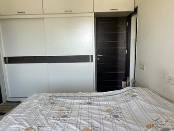 Bathroom in 3 BHK Apartment at Gurukrupa Marina Enclave, Malad West – for Rent