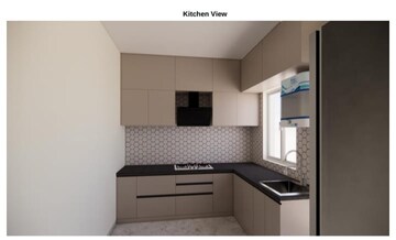 Kitchen in 3 BHK Apartment at Rajapushpa Provincia, Narsingi – for Rent