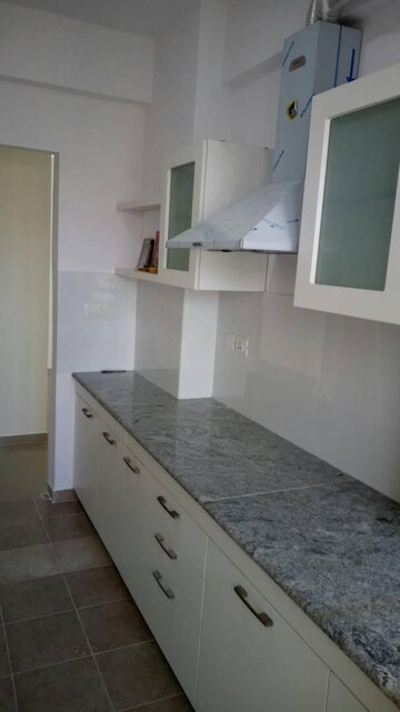 Kitchen in 3 BHK Apartment at DLF Westend Heights New Town, Akshayanagar – for Rent
