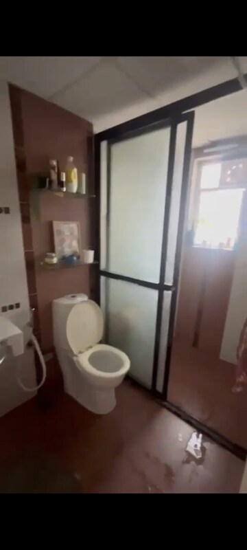 Bathroom in 3 BHK Apartment at SNN Raj Lakeview, Btm Layout – for Rent