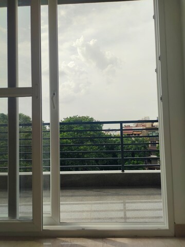 Balcony in 3 BHK Builder Floor at Greater Kailash – for Rent