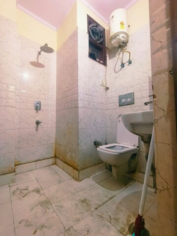 Bathroom in 2 BHK Builder Floor at Dwarka Mor – for Rent