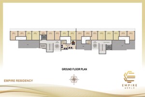 Floor Plan in 2 BHK Apartment at Empire World, Pisawali N V – for Sale
