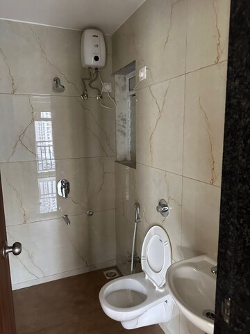 Bathroom in 1 BHK Apartment at Raunak Bliss, Ghodbunder Road – for Rent