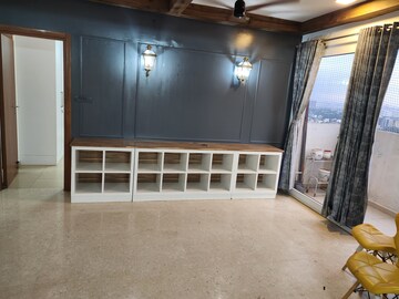 Living Room in 4 BHK Penthouse at Bhartiya Nikoo Homes, Thanisandra Main Road – for Rent