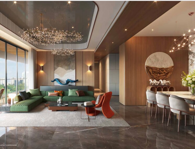 Living Room, chandak-sarvam 3 Bedroom 1260 Sq.Ft. Apartment In Jb Nagar Mumbai 9041976