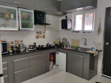 Kitchen in 3 BHK Apartment at SMR Vinay Boulder Woods, Bandlaguda Jagir – for Rent