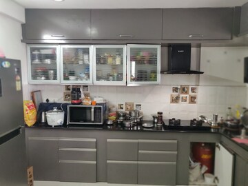 Kitchen in 3 BHK Apartment at SMR Vinay Boulder Woods, Bandlaguda Jagir – for Rent