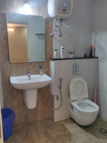 Bathroom in 3 BHK Apartment at SMR Vinay Boulder Woods, Bandlaguda Jagir – for Rent