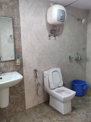 Bathroom in 3 BHK Apartment at SMR Vinay Boulder Woods, Bandlaguda Jagir – for Rent
