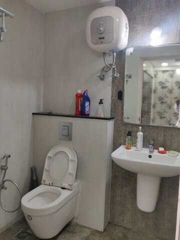 Bathroom in 3 BHK Apartment at SMR Vinay Boulder Woods, Bandlaguda Jagir – for Rent