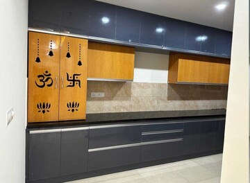 Kitchen in 3 BHK Apartment at Prestige High Fields, Gachibowli – for Rent