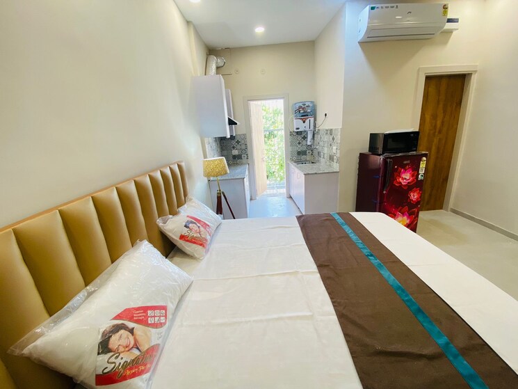 Bedroom, sector 31 Studio 700 Sq.Ft. Builder Floor In Sector 31 Gurgaon 9051074