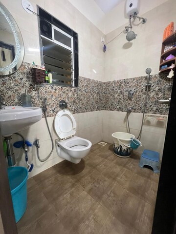 Bathroom in 1 BHK Apartment at Vedant Shree Gopinath Sublime, Kalwa – for Sale