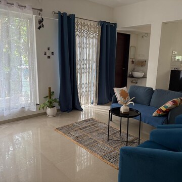 Living Room in 1 BHK Apartment at Bluebells CHS, Balewadi – for Rent