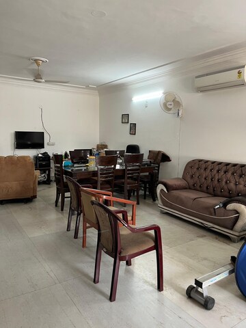 Living Room in 3.5 BHK Builder Floor at Greater Kailash I – for Rent