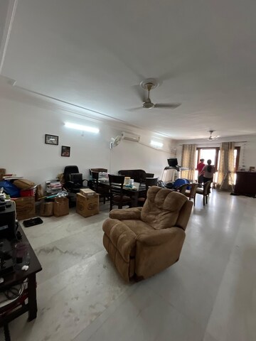 Living Room in 3.5 BHK Builder Floor at Greater Kailash I – for Rent