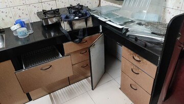 Kitchen in 1 BHK Apartment at Rupali Heights Dahanukar Colony, Kothrud – for Rent