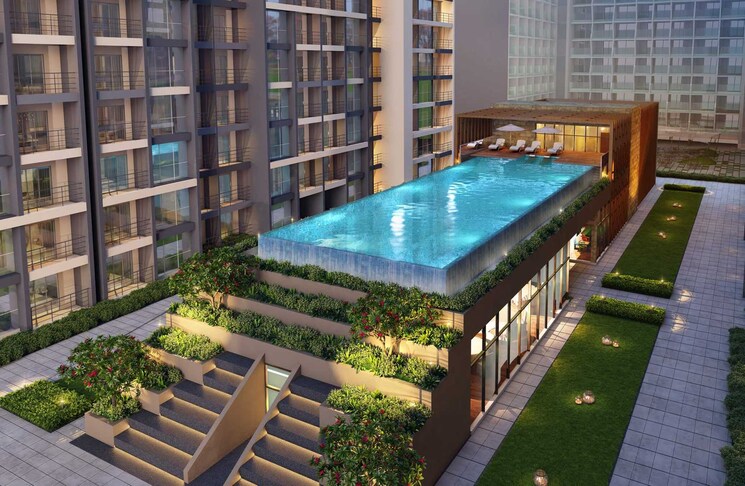 Swimming Pool, bramhacorp-the-collection 3 Bedroom 1150 Sq.Ft. Apartment In Kalyani Nagar Pune 9051317