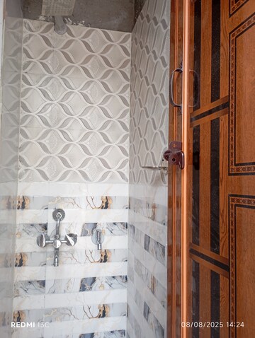 Bathroom in 1 BHK Builder Floor at Esteem Complex, Savitri Nagar – for Rent