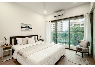 Bedroom in 2 BHK Apartment at Lily White, Jogeshwari East – for Rent