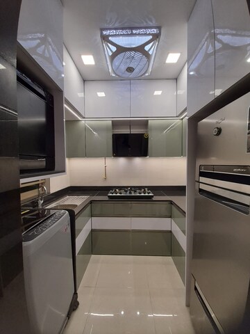 Kitchen in 1 BHK Apartment at Sheth Vasant Oasis, Andheri East – for Rent