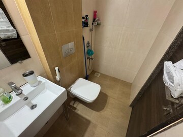 Bathroom in 1 BHK Apartment at Kanakia Rainforest, Andheri East – for Rent
