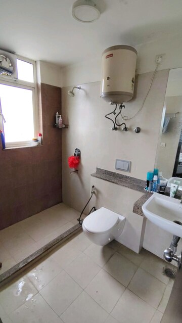 Bathroom in 2 BHK Apartment at Shapoorji Pallonji Joyville Gurgaon, Sector 102 – for Rent