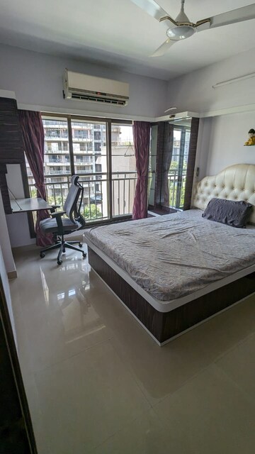 Bedroom in 3 BHK Apartment at Bajaj Enchante Panchsheel CHS, Andheri West – for Rent