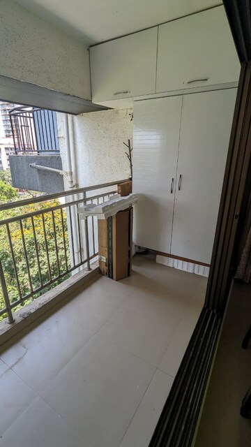 Balcony in 3 BHK Apartment at Bajaj Enchante Panchsheel CHS, Andheri West – for Rent