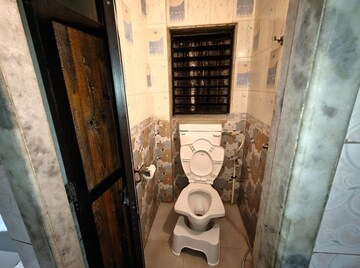 Bathroom in 1 BHK Apartment at Aakanksha Garden, Manpada – for Rent