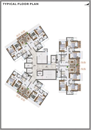 Floor Plan in 2 BHK Apartment at DGS Sheetal Sky, Andheri West – for Sale