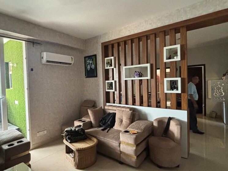 Living Room, maya-green-lotus-saksham 4 Bedroom 1950 Sq.Ft. Apartment In International Airport Road Zirakpur 9051534