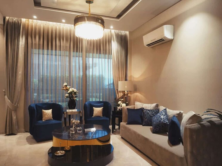 Living Room, sushma-grande-nxt 3 Bedroom 1000 Sq.Ft. Apartment In Lohgarh Zirakpur 9051506
