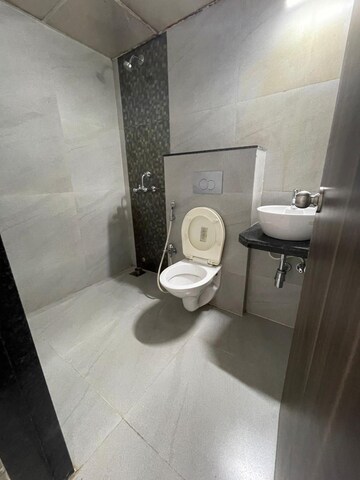 Bathroom in 1 BHK Apartment at JP North Alexa, Mira Road – for Rent