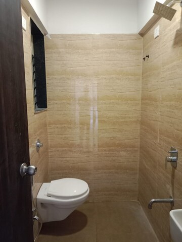 Bathroom in 1.5 BHK Apartment at ARA Swaminarayan Dham, Kurla West – for Rent