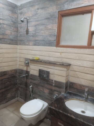Bathroom in 2 BHK Builder Floor at Vasant Kunj Enclave – for Rent
