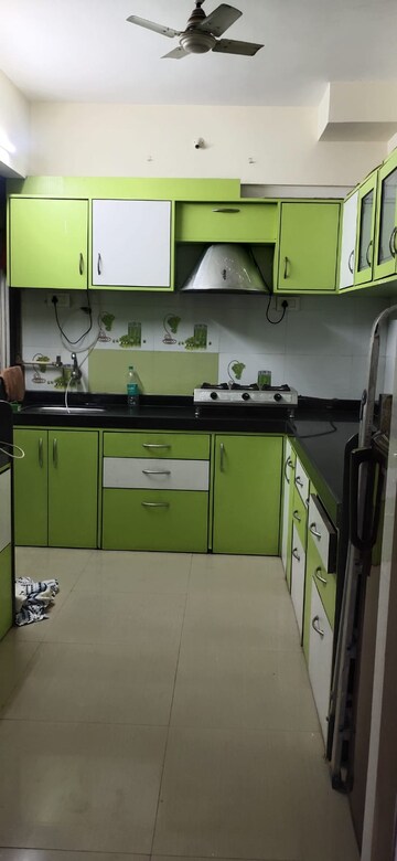 Kitchen in 3 BHK Apartment at Newa Garden, Airoli Sector 20 – for Rent
