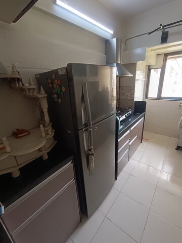 Kitchen in 1.5 BHK Apartment at Seawoods – for Rent
