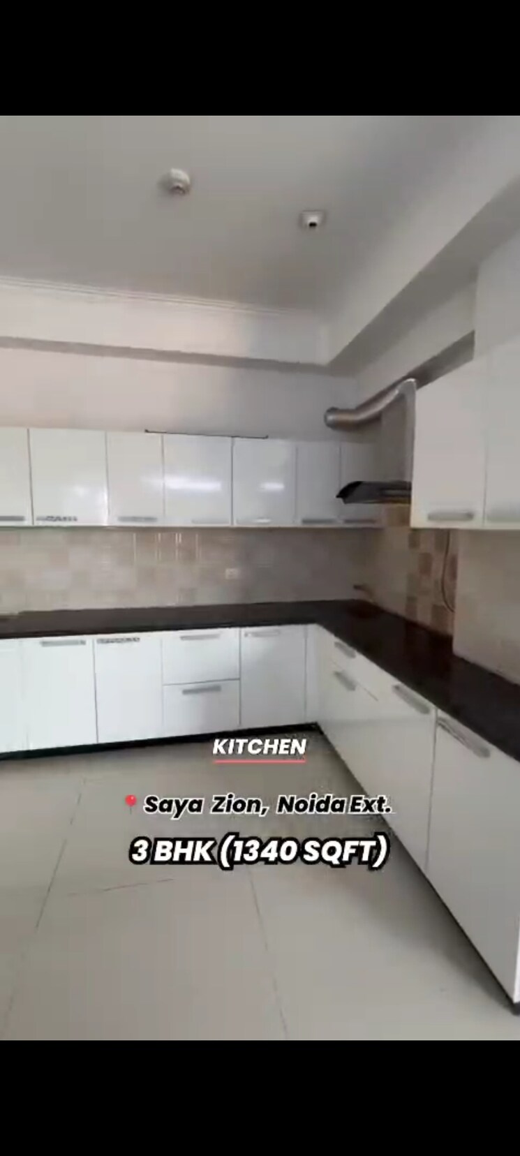 Kitchen, saya-zion 3 Bedroom 1340 Sq.Ft. Apartment In Sector 4 Greater Noida Greater Noida 9051677