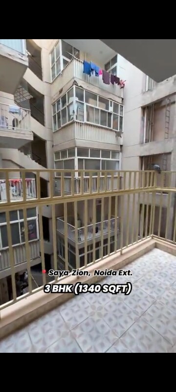 Balcony in 3 BHK Apartment at Saya Zion, Sector 4 Greater Noida – for Sale