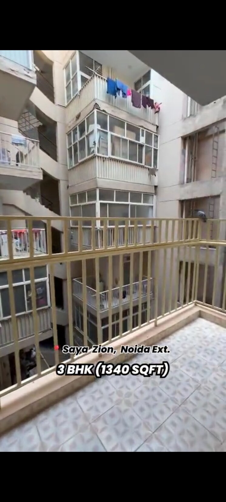 Balcony, saya-zion 3 Bedroom 1340 Sq.Ft. Apartment In Sector 4 Greater Noida Greater Noida 9051677